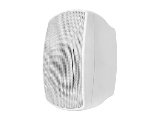 Monoprice WS-7B-42-W 4in. Weatherproof 2-Way 70V Indoor/Outdoor Speaker for Use in Whole Home Audio Systems Restaurants Bars Retail Stores Patio Poolside Garage White (Each)