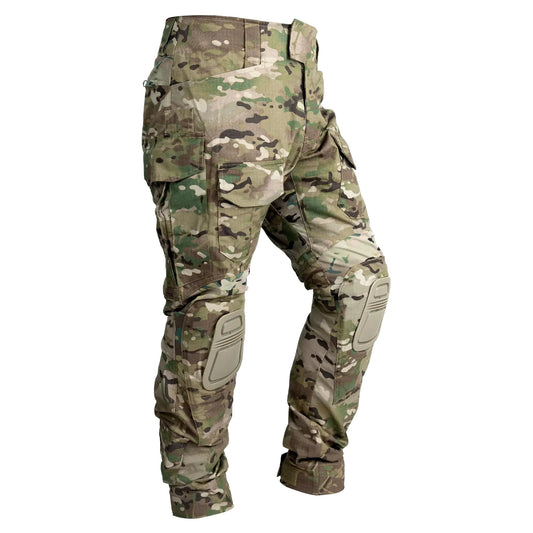 IDOGEAR OUTDOOR G3 Pants Tactical Camo Clothing with Knee Pads BDU Trousers Rip-Stop Pants for Outdoor(camo camo36W x 33L)