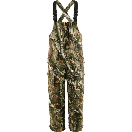 Legendary Whitetails Mens HuntGuard Reflextec Camo Hunting Bibs Big Game Camo 360 Large