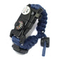 Outdoor Paracord Survival Bracelet with Fire Starter Tool