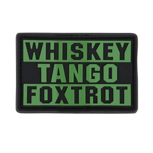 Condor Whiskey Foxtrot Pvc Patch (6Pcs/Pack) -Tactical Equipment Shop 181007 001f 2017