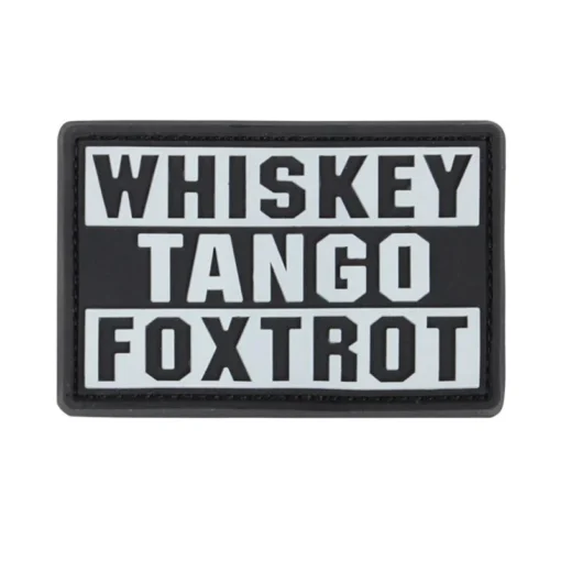 Condor Whiskey Foxtrot Pvc Patch (6Pcs/Pack) -Tactical Equipment Shop 181007 018f 2017