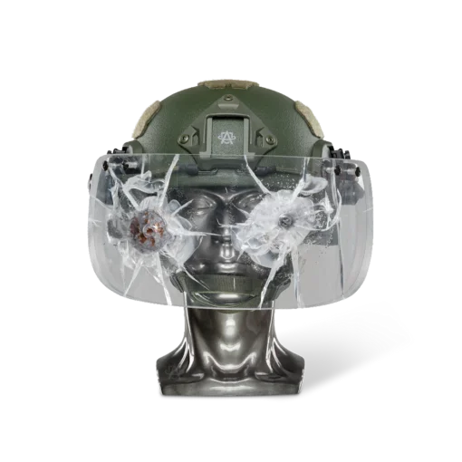 Atomic Defense Ballistic Helmet With Bulletproof Visor | NIJ Level IIIA+ -Tactical Equipment Shop AD 177wm