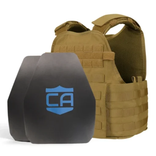 Caliber Armor AR550 Level III+ Body Armor And Condor MOPC Package -Tactical Equipment Shop Condor MOPC Coyote Brown with Shooters uai 516x516 1