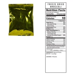 ReadyWise 240 Serving Freeze Dried Vegetable Bundle -Tactical Equipment Shop RW broccoli grande 2927351c 7866 48c7 a800 dd03265c5c76