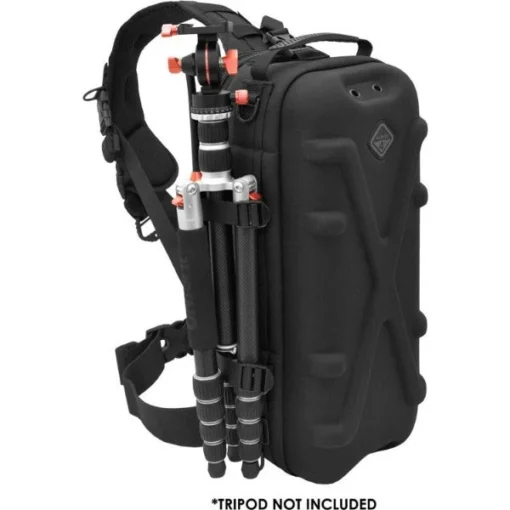 Hazard 4® Plan-B Hard™ (16 L) Shell Photo Sling Pack -Tactical Equipment Shop evc pbh blk front tripod v2