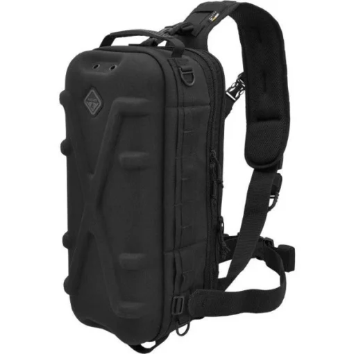 Hazard 4® Plan-B Hard™ (16 L) Shell Photo Sling Pack -Tactical Equipment Shop evc pbh blk front v2