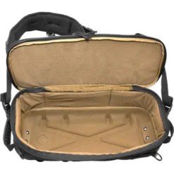 Hazard 4® Plan-B Hard™ (16 L) Shell Photo Sling Pack -Tactical Equipment Shop evc pbh blk main compartment open 4 750px