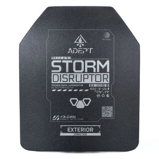 Adept Armor Storm Disruptor Level IV Standalone Up-Armorable Hard Armor Plate -Tactical Equipment Shop storm disruptor1