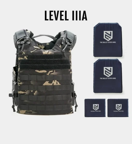 Ace Link Armor Quadrelease Ultra + 4X Level IIIA Soft Armor (Front, Back, 2x Side Panel) -Tactical Equipment Shop ultra levelIIIAside bundle2